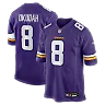 Zennovawear Jeff Okudah Minnesota Vikings Team Game Jersey - Purple