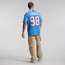 Zennovawear Jeffery Simmons Tennessee Titans Team Vapor FUSE. Stitched Limited Jersey - Light Blue