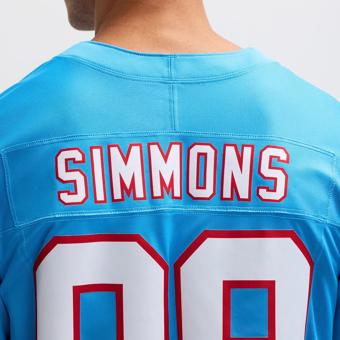 Zennovawear Jeffery Simmons Tennessee Titans Vapor FUSE. Limited Jersey - Light Blue