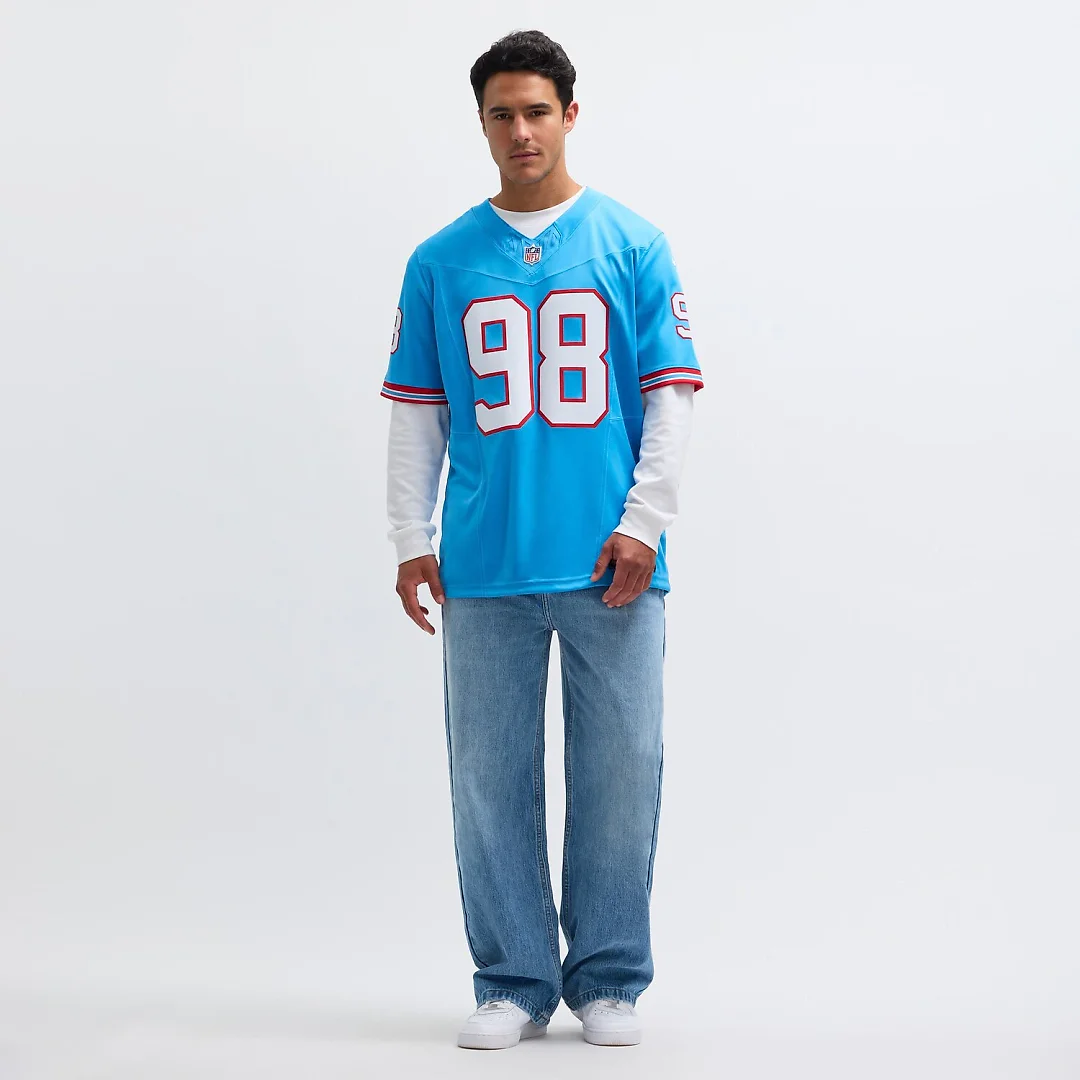 Zennovawear Jeffery Simmons Tennessee Titans Vapor FUSE. Limited Jersey - Light Blue