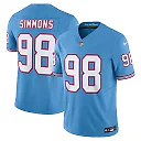 Zennovawear Jeffery Simmons Tennessee Titans Vapor FUSE. Limited Jersey - Light Blue