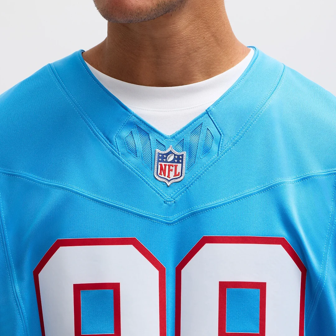 Zennovawear Jeffery Simmons Tennessee Titans Vapor FUSE. Limited Jersey - Light Blue