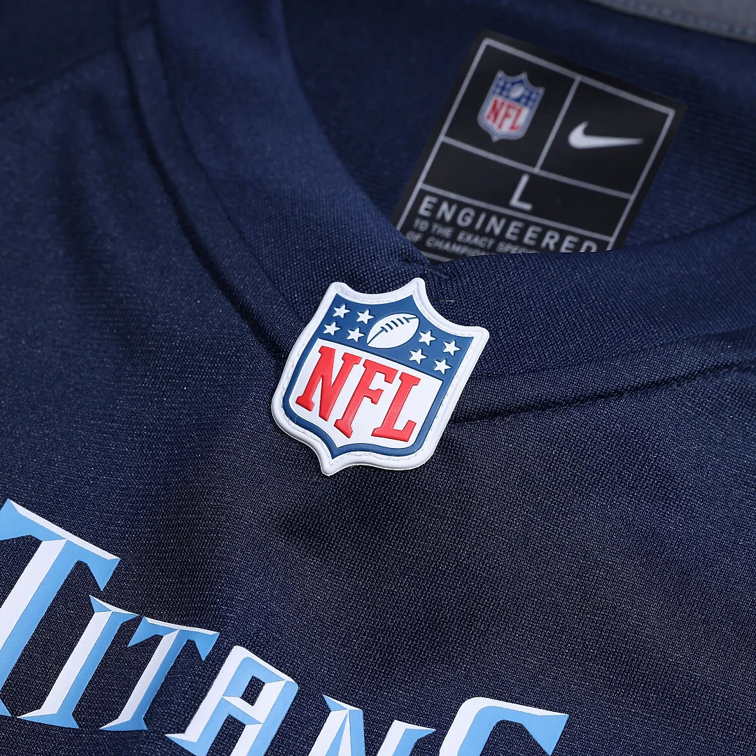 Zennovawear Jeffery Simmons Tennessee Titans Game Jersey - Navy