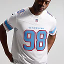 Zennovawear Jeffery Simmons Tennessee Titans Vapor FUSE. Stitched Limited Jersey - White