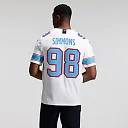 Zennovawear Jeffery Simmons Tennessee Titans Vapor FUSE. Stitched Limited Jersey - White