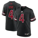 Zennovawear Jeremiyah Love Arizona Cardinals Alternate Game Player Jersey - Black