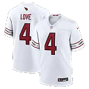Zennovawear Jeremiyah Love Arizona Cardinals Game Player Jersey - White