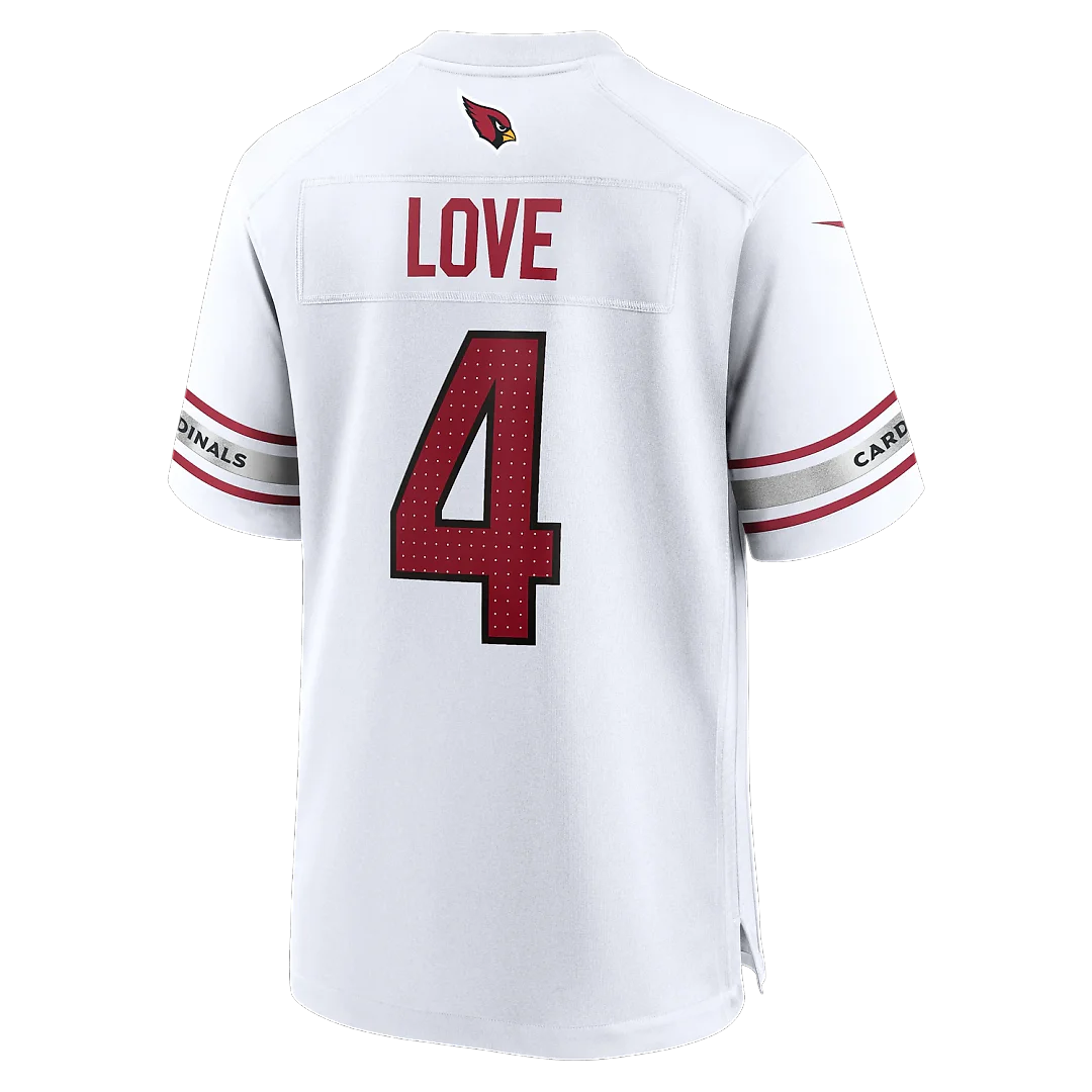 Zennovawear Jeremiyah Love Arizona Cardinals Game Player Jersey - White