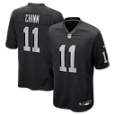 Zennovawear Jeremy Chinn Las Vegas Raiders Team Game Jersey - Black