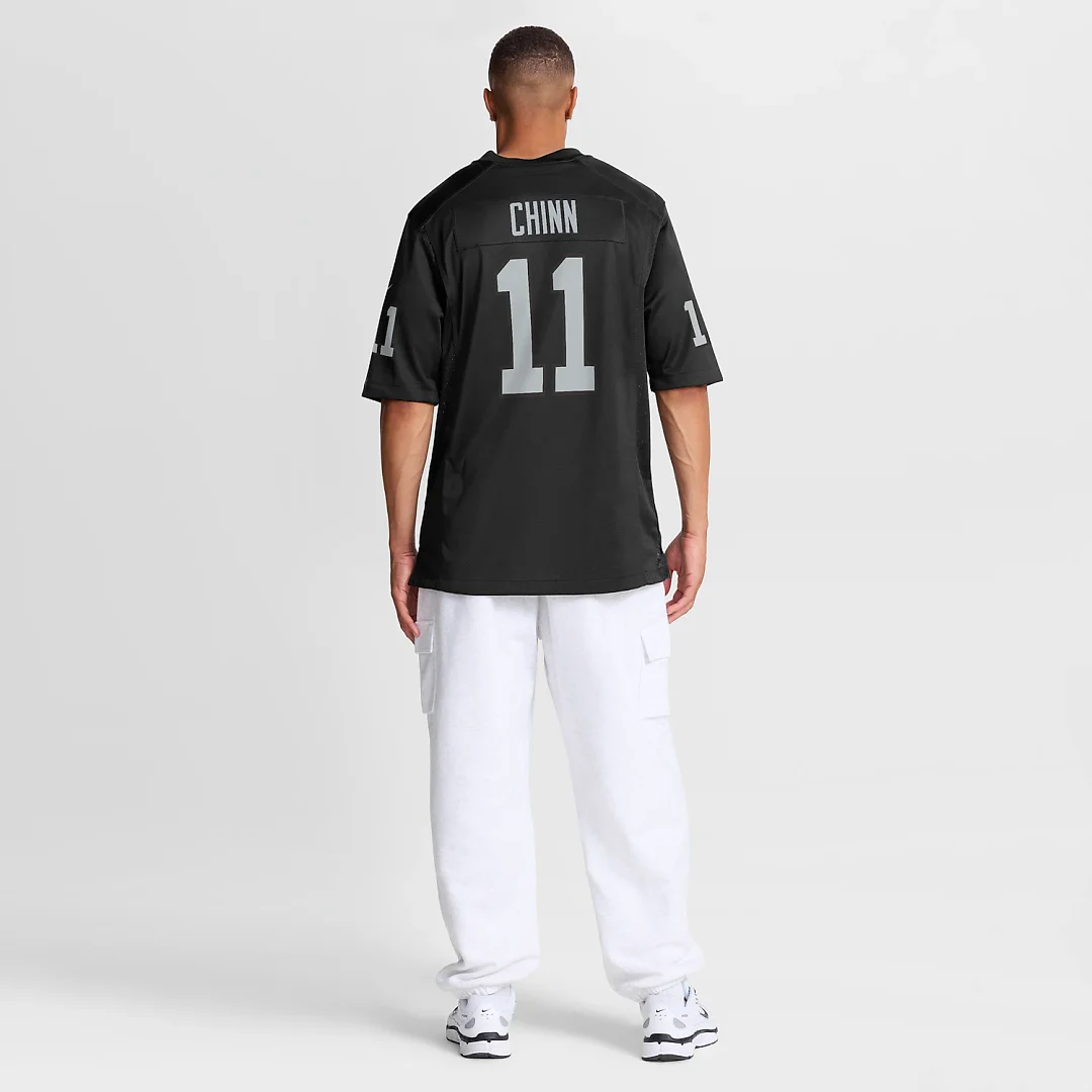 Zennovawear Jeremy Chinn Las Vegas Raiders Team Game Jersey - Black