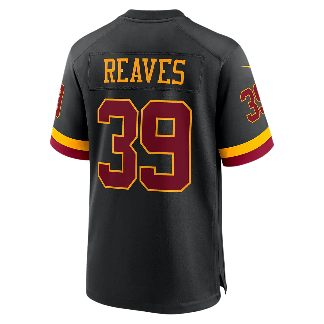 Zennovawear Jeremy Reaves Washington Commanders Hail Raiser Alternate Game Jersey - Black