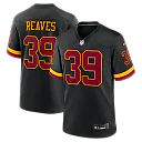 Zennovawear Jeremy Reaves Washington Commanders Hail Raiser Alternate Game Jersey - Black