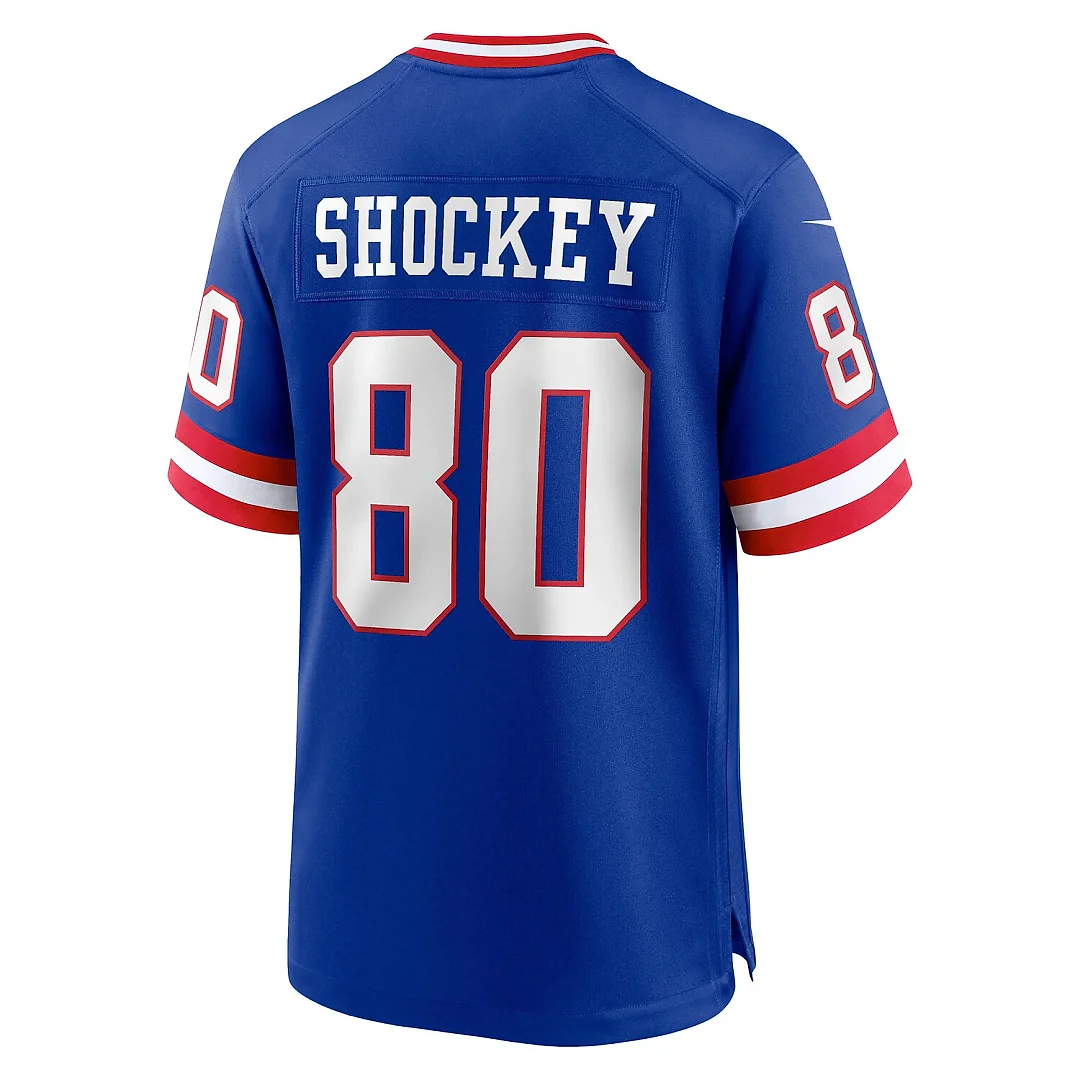 Zennovawear Jeremy Shockey New York Giants Retired Player Alternate Game Jersey - Royal