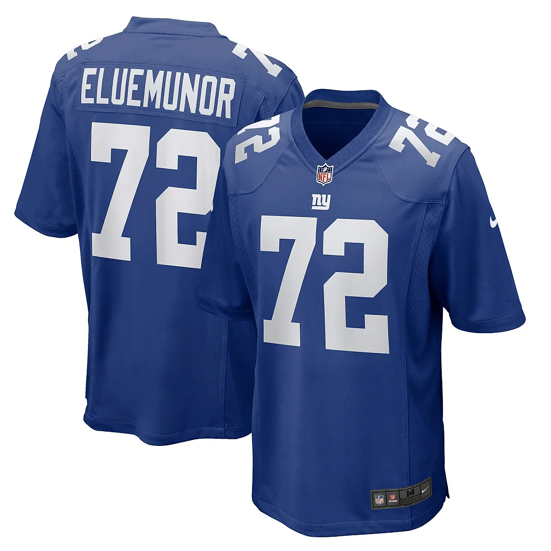 Zennovawear Jermaine Eluemunor New York Giants Team Game Jersey - Royal