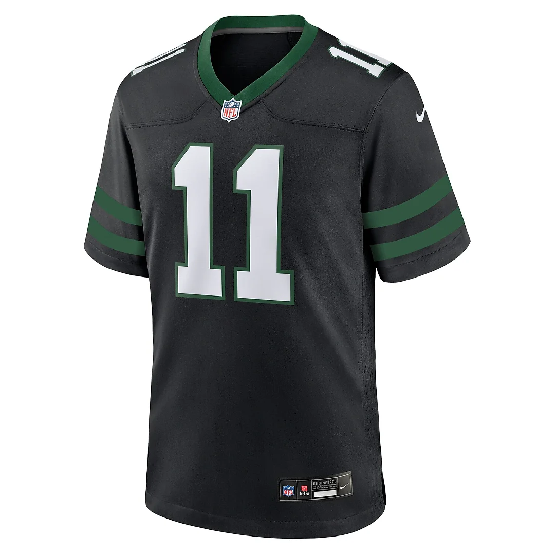 Zennovawear Jermaine Johnson II New York Jets Alternate Game Jersey - Legacy Black