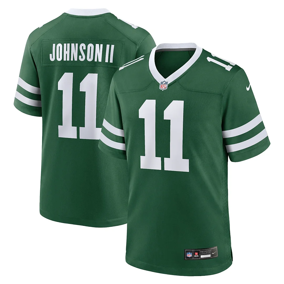 Zennovawear Jermaine Johnson II New York Jets Game Jersey - Legacy Green
