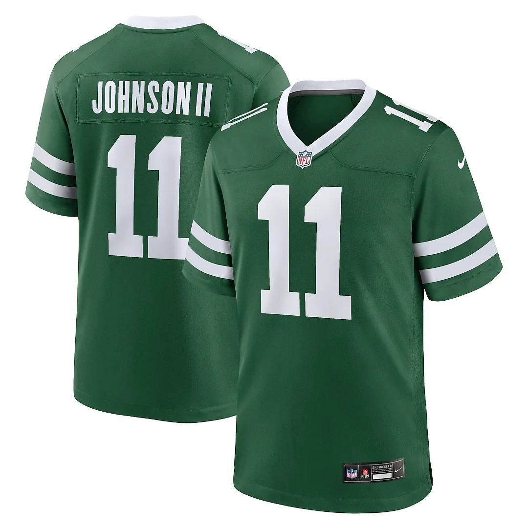Zennovawear Jermaine Johnson II New York Jets Game Jersey - Legacy Green