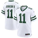 Zennovawear Jermaine Johnson II New York Jets Game Jersey - Legacy White
