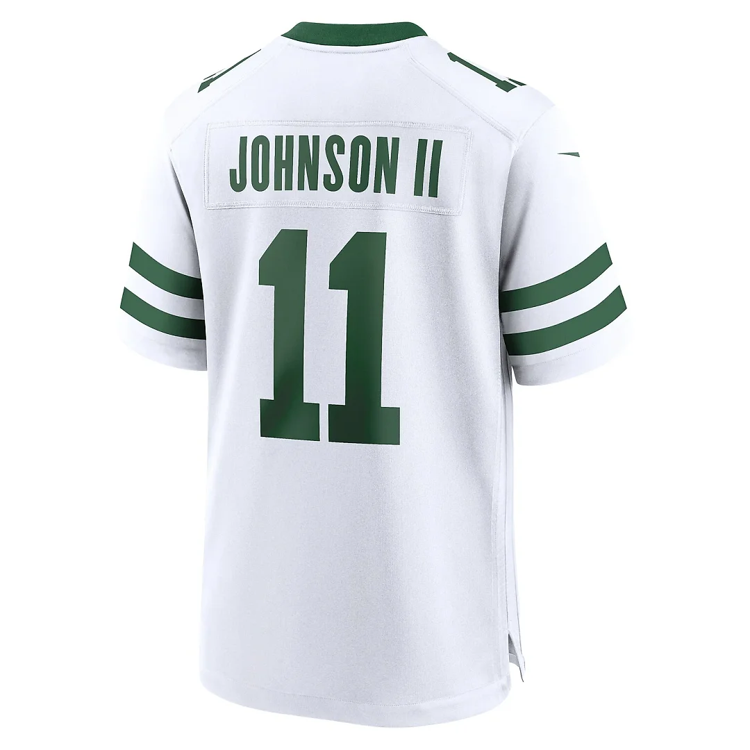Zennovawear Jermaine Johnson II New York Jets Game Jersey - Legacy White