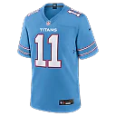 Zennovawear Jermaine Johnson II Tennessee Titans Team Game Jersey - Light Blue
