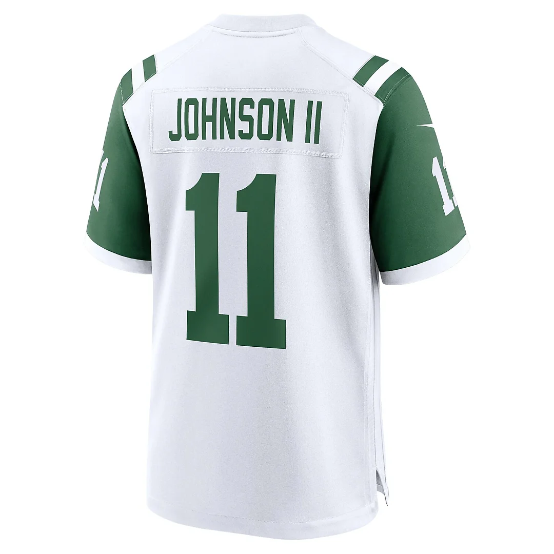 Zennovawear Jermaine Johnson II New York Jets Classic Alternate Game Jersey - White