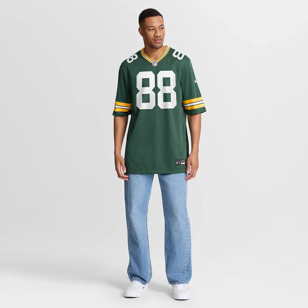 Zennovawear Jermichael Finley Green Bay Packers Game Retired Player Jersey - Green