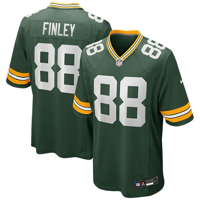 Zennovawear Jermichael Finley Green Bay Packers Game Retired Player Jersey - Green