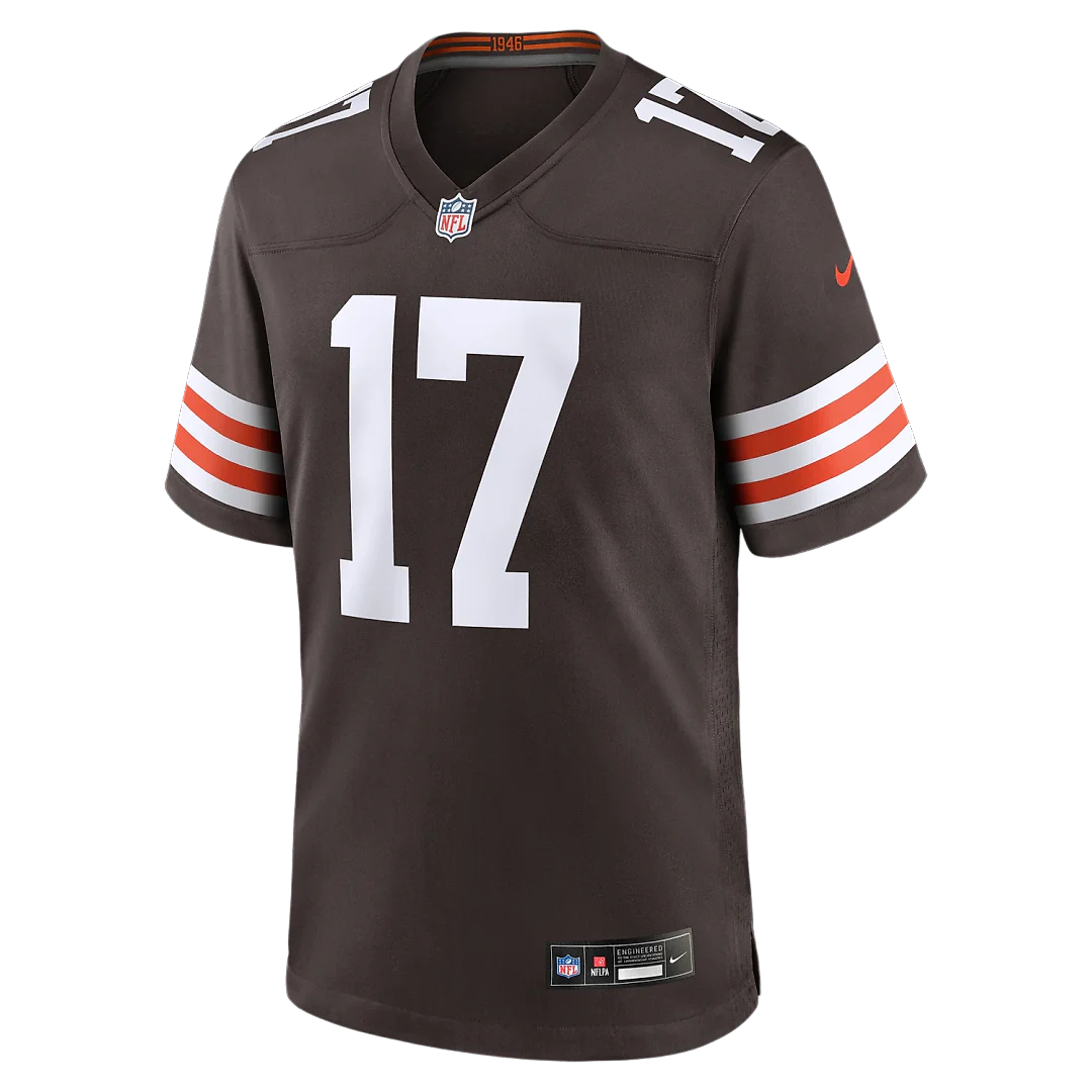 Zennovawear Jerome Baker Cleveland Browns Team Game Jersey - Brown