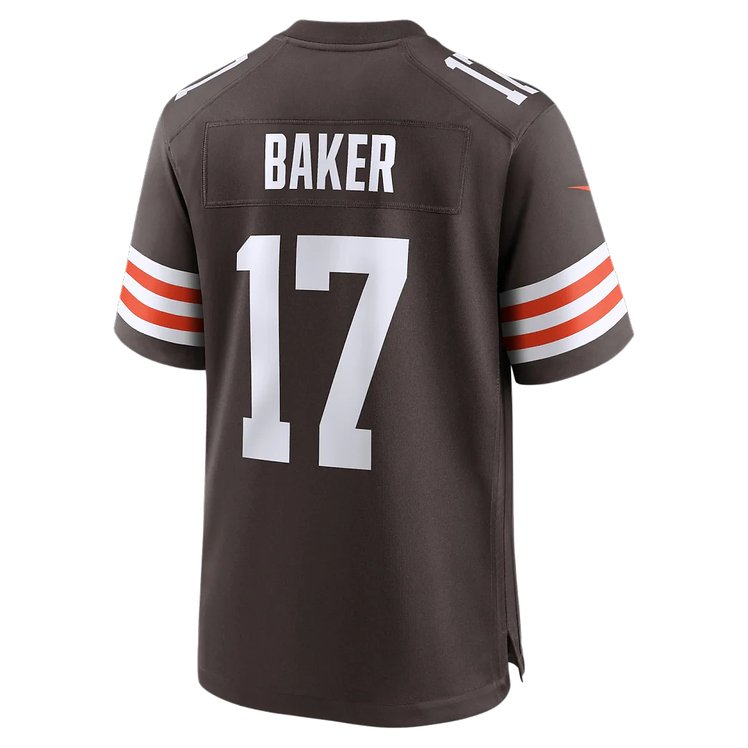 Zennovawear Jerome Baker Cleveland Browns Team Game Jersey - Brown