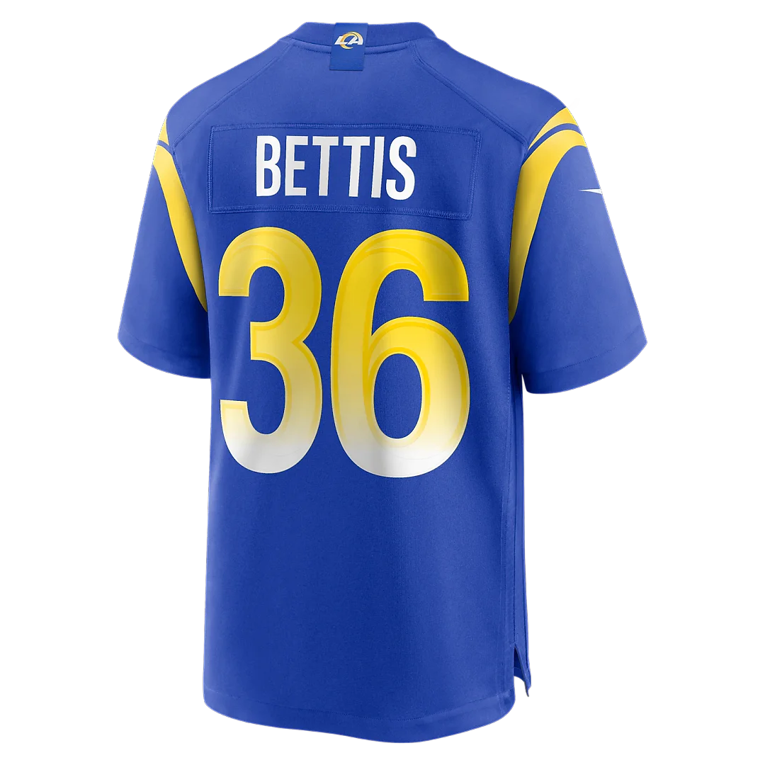 Zennovawear Jerome Bettis Los Angeles Rams Game Retired Player Jersey - Royal