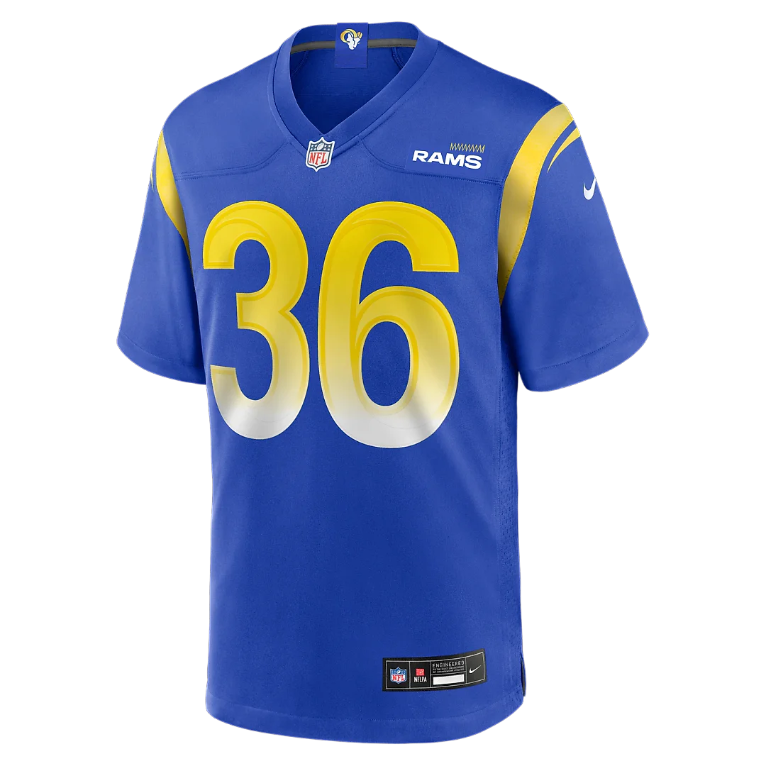 Zennovawear Jerome Bettis Los Angeles Rams Game Retired Player Jersey - Royal