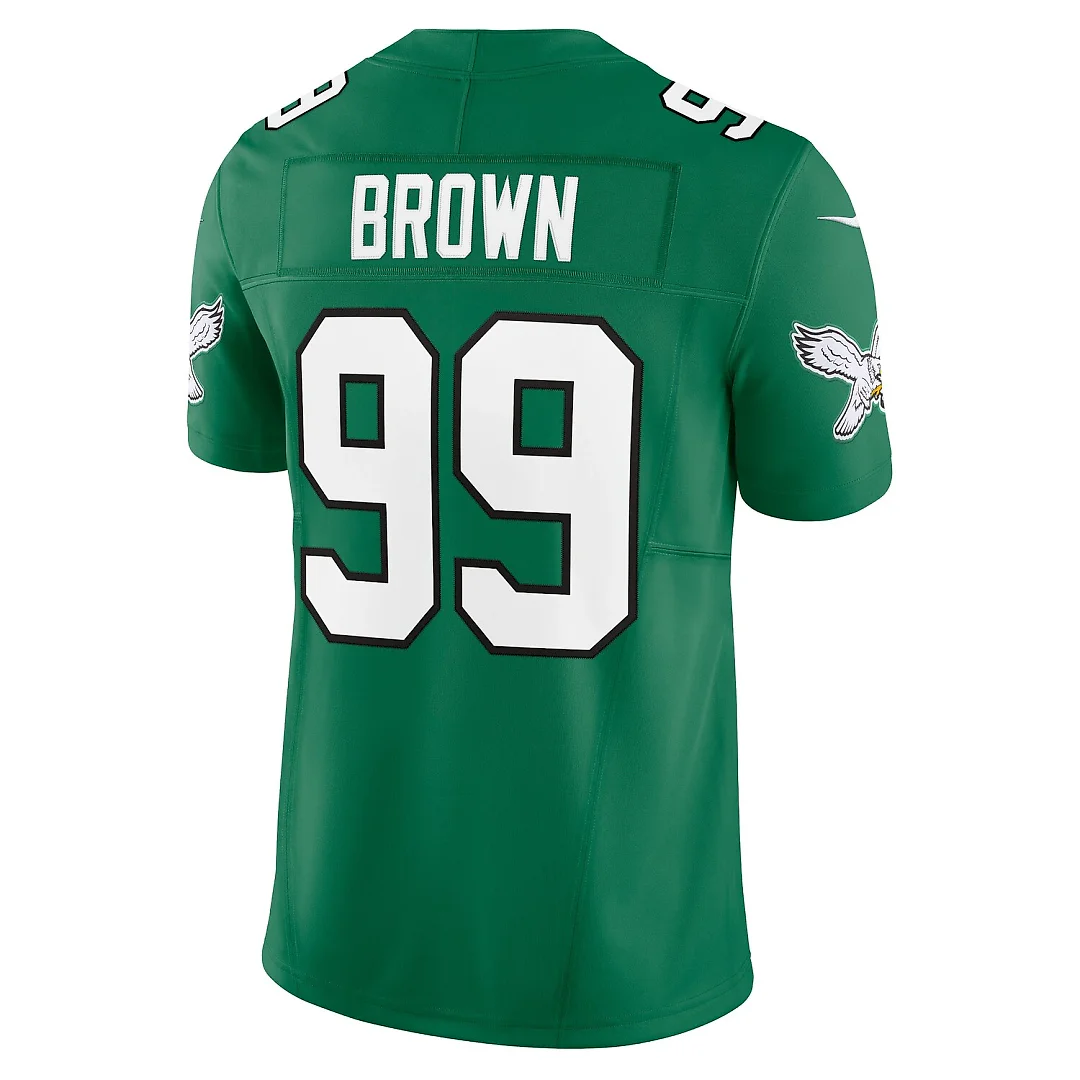 Zennovawear Jerome Brown Philadelphia Eagles Alternate Vapor FUSE. Limited Jersey - Kelly Green