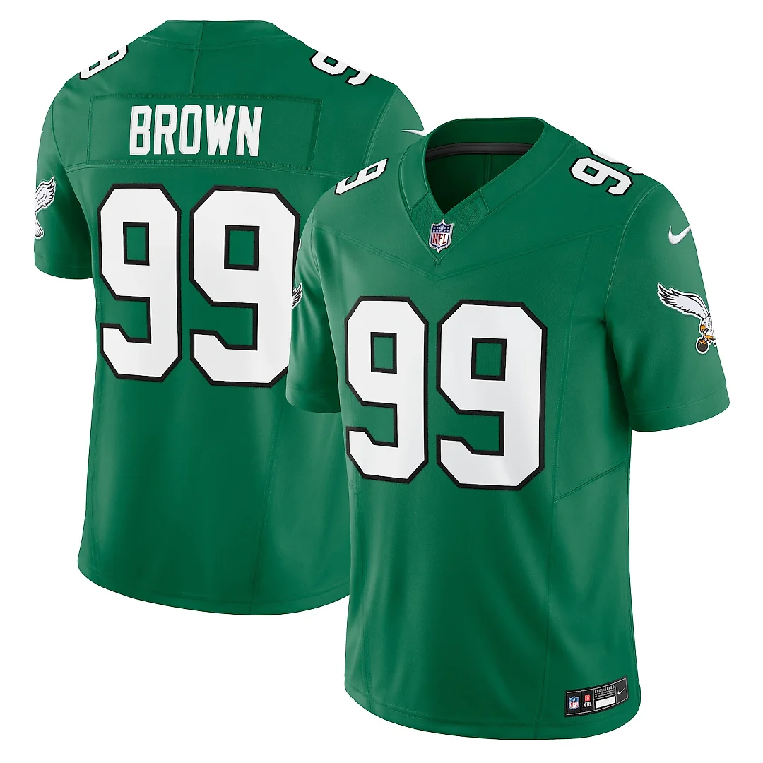 Zennovawear Jerome Brown Philadelphia Eagles Alternate Vapor FUSE. Limited Jersey - Kelly Green
