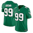 Zennovawear Jerome Brown Philadelphia Eagles Alternate Vapor FUSE. Limited Jersey - Kelly Green