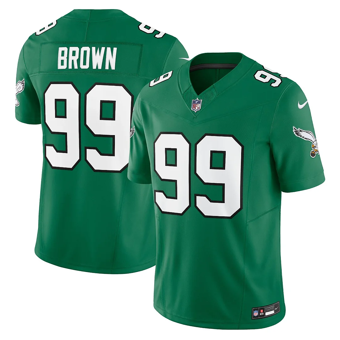 Zennovawear Jerome Brown Philadelphia Eagles Alternate Vapor FUSE. Limited Jersey - Kelly Green