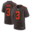 Zennovawear Jerry Jeudy Cleveland Browns Alpha Dawg Game Jersey - Brown