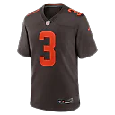 Zennovawear Jerry Jeudy Cleveland Browns Alpha Dawg Game Jersey - Brown