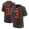 Zennovawear Jerry Jeudy Cleveland Browns Alpha Dawg Game Jersey - Brown