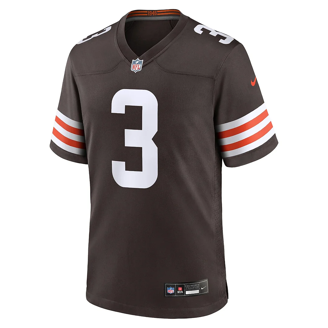 Zennovawear Jerry Jeudy Cleveland Browns Game Jersey - Brown