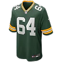 Zennovawear Jerry Kramer Green Bay Packers Game Retired Player Jersey - Green