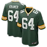 Zennovawear Jerry Kramer Green Bay Packers Game Retired Player Jersey - Green