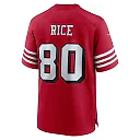 Zennovawear Jerry Rice San Francisco 49ers Retired Player Alternate Game Jersey - Scarlet