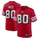 Zennovawear Jerry Rice San Francisco 49ers Retired Player Alternate Game Jersey - Scarlet