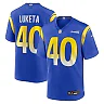 Zennovawear Jesse Luketa Los Angeles Rams Team Game Jersey - Royal