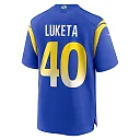 Zennovawear Jesse Luketa Los Angeles Rams Team Game Jersey - Royal