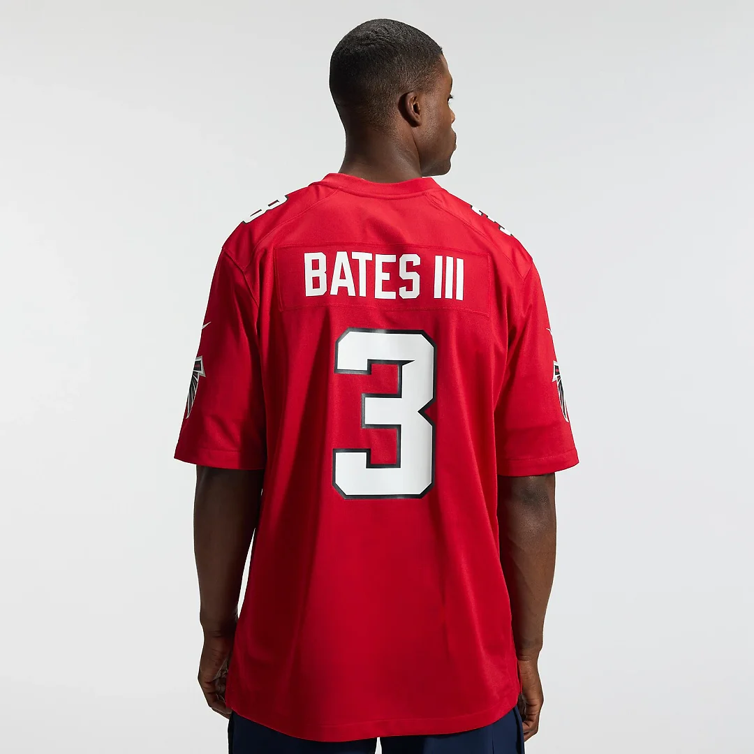 Zennovawear Jessie Bates III Atlanta Falcons Game Jersey - Red