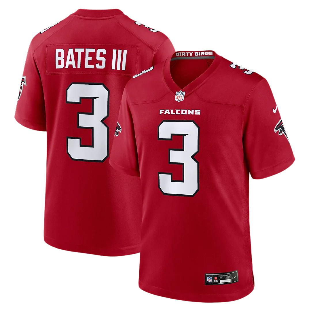 Zennovawear Jessie Bates III Atlanta Falcons Game Jersey - Red