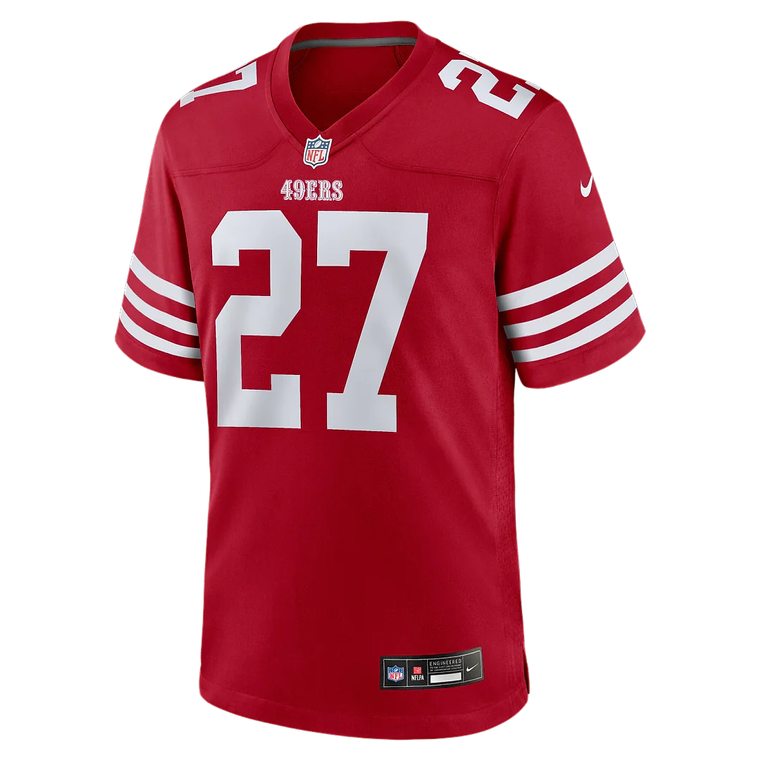 Zennovawear Ji'Ayir Brown San Francisco 49ers Team Game Jersey - Scarlet