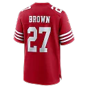 Zennovawear Ji'Ayir Brown San Francisco 49ers Team Game Jersey - Scarlet