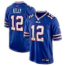 Zennovawear Jim Kelly Buffalo Bills Game Retired Player Jersey - Royal